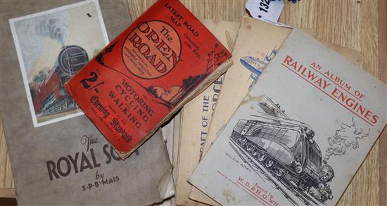 A quantity of railway related cigarette cards